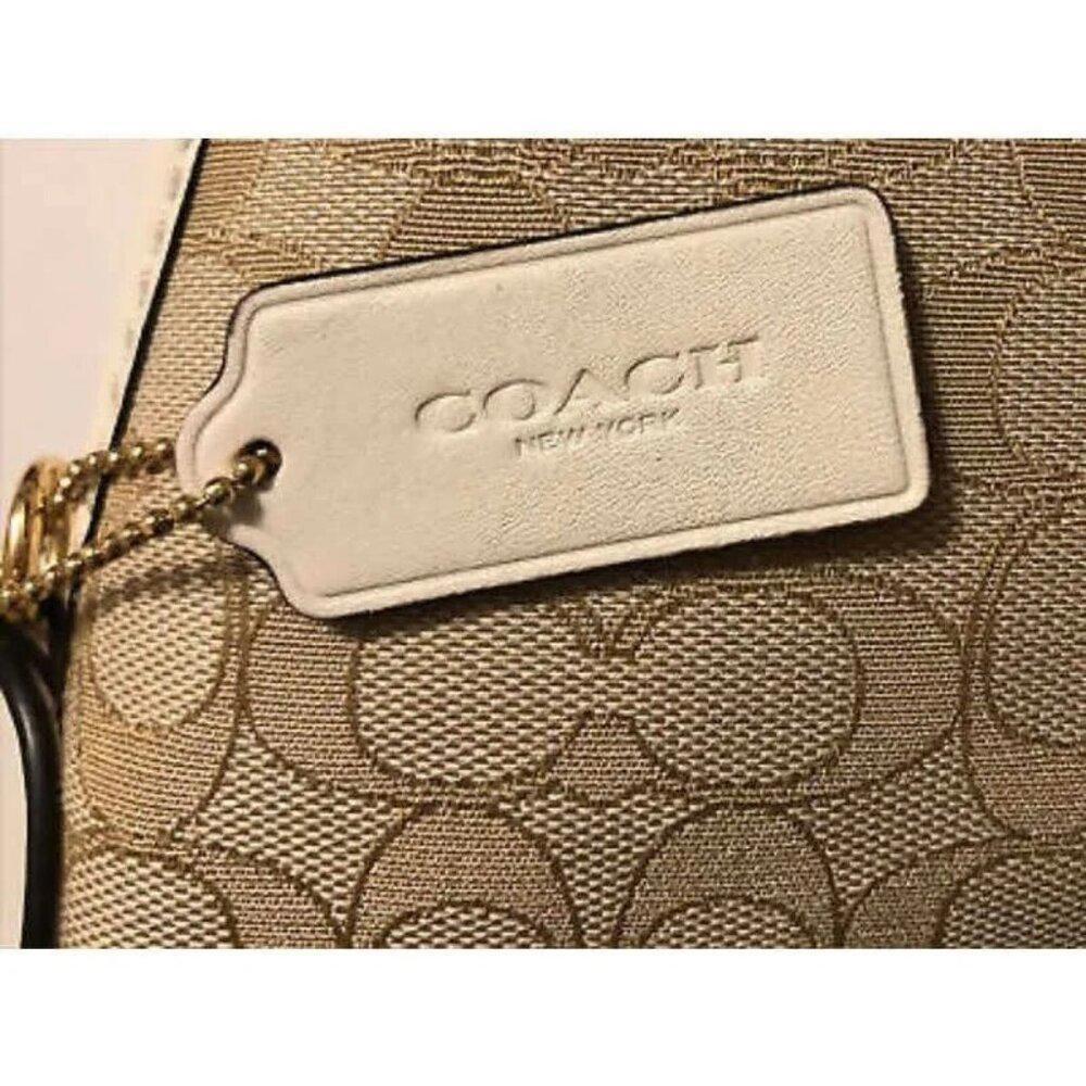 Coach Small Dufflette In Signature Jacquard‎ - NWT (New) - Picture 8 of 8